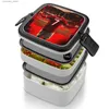 Bento Boxes Добро пожаловать домой Роналду Ifts Cover Ronaldo Ronaldo Prints Double Layer Bento Box Portable Lunch Box для детской школы Ronaldo CR 7 L49