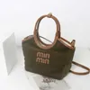 Casual 2024 Versatile Genuine Leather Luxury High Capacity Tote Bag Single Shoulder Crossbody Handbag