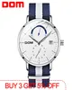 DOM MEN WATchs Luxusmarke Multi -Funktion Herren Sport Quarz Uhr Waterdes Stahlgürtel Business Clock Wache M436D7M4053420