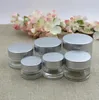 Storage Bottles 30G Transparent Glass Bottle/ Jar For Cream/gel/essence/moisturizer/serum/mask Cream Art Nail Packing Aluminum/plastic Lid