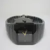 Nuovi orologi in ceramica di moda in ceramica nera orologio in glass in vetro di vetro orologi da polso Ra063037