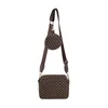 Sacchetti cosmetici Piccola borsa a traversa per donne con cinturino largo spalla leggera borsetta laterale E74b