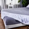 Le lit élastique de couleur puissante Techome jupe à poussière de poussière jupes voltises coins fondu enveloppe résistant autour du style 240415