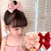 Haarzubehör Kinder Bogen Pin Black Red Pink Prinzessin Clips Mädchen Kinder koreanische Mode