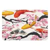 Tapetes de estilos japoneses de estilo japonês flor de cerejeira de entrada da torneira de tapete de tapete de tapete de tapete de tapete de tapete de bombas de corredor de casas tapetes de banheiro tapetes de porta de banheiro tapetes