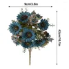 Decorative Flowers Artificial Sunflower Bouquet 6 Heads Sunflowers Elegant Latin Style Decoration For Home Party Decor