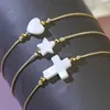 Bracelets de liaison mode mignon shell accessoire charme à la main