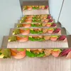 Tapijten 5 stks/set niet-slip zelfklevend tapijt trap looptrein Mat Home Staircase Beschermingskussen