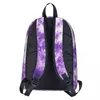 Sac à dos pour pavé de crumple violet dye sac à dos de grande capacité pour scolare d'étudiant ordinateur portable à sacs à dos