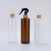 Storage Bottles 5pcs/lot Wholesale 24/410 White Black Natural Fine Mist Pump Sprayer Nozzle Custom 24mm Bamboo Trigger Spray