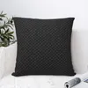 Подушка черная лентная ткань текстура абстрактно бросить декоративные подушки для крышки