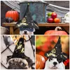 Hundkläder 1 uppsättning Halloween Pet Cat Decorative Printing Wizard Cloak Hat