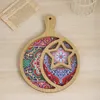 Ramadan dekoration 2024 Moon Star Wood Food Tray Eid Mubarak Islamic Muslim Party Decor Ramadan Kareem Gifts Eid Al Adha 240403