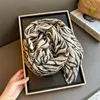 Scarves Europe And The United States Fashion Cotton Linen Scarf Soft Zebra Grain Thin Section Of Outer Take Shawl Ms. Head