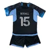 24 25 Minnesota United FC Kid Kit Soccer Jerseys Lod Fragapane Boxall Reynoso Pukki Trapp Home Child Suit Football Shirt