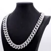 Mente de 8 mm Miami Colar Chain Chain Colar 925 Sterling Silver Iced Out Hip Hop Jóias