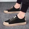 Casual Buty Summer Canvas dla mężczyzn Sneakers Tenis Masculino Lac-up Walking Zapatillas Hombre 9101