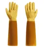 Gardening Gloves for Women and Men Thron Proof Rose Pruning Goatskin Gloves with Long Forearm Protection Gauntlet3998940