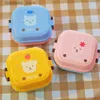 Bento Boîtes Cartoon Kittyed Bento Lunch Box Plastic Storae Box Fresh Keepin Snack Food Oranizer Household Kitchen Table Vide iRl Kid L49