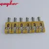 Guitar 6 pcs Brass Bridge Saddles 10.5MM Roller Saddle Guitar Tremolo Bridges Set for ST/TL Guitar