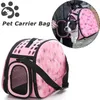 Cat Carriers Pet Carrier Bag For Small Cats Dog Transporter Crate Folding Cage Handbag Durable EVA Transport Carrying Bags BG0150