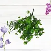 Fiori decorativi 4pcs piante artificiali a quattro foglie Greenery Spring Home for Wedding Festival