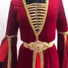 Sol -spicems Cinturão elegante do Marrocos Caftan para mulheres Cáucaso Jóias de casamento de noiva Trento de cristal Chaist Chaist Color 240401
