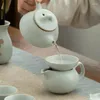 Zestawy herbaveware gajwan ceramiczny czajnik podróżny Zestaw herbaciany Akcesoria Kubki Bubble Porcelana Infuzer Wasserkocher Teapot YX50TS