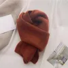 Schals Kaschmir-ähnliche Schalwolle Mischung gemütlich gestrickt Unisex Herbst Winter für Frauen Männer verdickte Feste Farbwetter