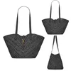 Luxury handbag summer Designer beach bag Rive Gauche raffias Straw pochette shop weave the tote bag Womens mens Clutch travel Crossbody fashion Shoulder Basket Bags