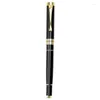 Luxury Firma Gel Pen Black Recarga 0.5 mm para mujeres Creative Presen Dropship