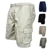 Short masculin Sports Multi Pocket 2024 Casual Loose Draw String Summer Trunks Jogging Color Color Fashion Ropa Hombre