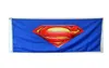 Флаг Супермена 3x5 ФУТ 150x90 см. Цифровая печать 100D полиэфирная внутренняя часть наружного воздуха быстро висит с Grommets4356334