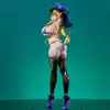 Action Toy Figures 260mm Amakuni Amiami Julia Design av Uodenim 1/7 Anime Sexig tjej PVC Action Figur Vuxen Collection Model Toy Doll Gift Y240415