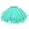 Jupes Femmes Vintage Tulle jupe courte tutu mini adulte danse ballet dancewear jumeau de fête de fête de fête