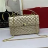 Sac simple rivet en cuir Vallen Sacs à tendance polyvalente chaîne de petite carrée fashion femme mouton de diamant épaule en diamant