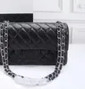 10A Top Tier Quality Jumbo Double Flap Bag Bag Designer 25cm Caviar Caviar Caviar Classic All Black Pres