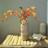 Fiori decorativi 1pc fai -da -te artificiale fiore artificiale disposizione floreale finta ramo decorazioni per la casa piante finte piante