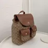 O designer de bolsas vende sacolas de marca com 60% de desconto de desconto nova mochila feminina Penni Backpack Drawstring Large