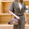 Дизайнерские сумки высокого класса для Celli Women Women Commuter Wersatile Leather Bag для женщин Высококачественное и западное стиль коробочка Crossbody Tofu Bag Original 1: 1 с настоящим логотипом и коробкой