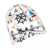 Bérets nautique motif transparent hommes hommes femmes bonnets adultes caps tricot chapeau chapeau chaud hip hou