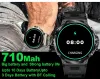Obserwuje nowy smartwatch 1,85 cala Ultra HD, tor GPS, połączenie HD Bluetooth; 710 mAh Duża bateria 400+ pokrętła, odpowiednia na Android iOS