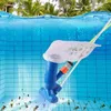 Pennello per pulizia Porta per aspirapolvere portatile Castoritore sottomarino con spazzola Blu Blue Crescent Professional Cleanin Strumento per le pozze di nuoto L49