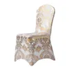 Pokrywa krzesła imprezowy spandex ze spódnicą domową sining figer na bankiecie
