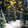 Décorations de Noël 3pcs arbre avec étoile à cinq pointes Luminescent Bendable Desktop mini décoration lumineuse de Noël pour la fête