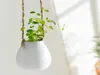 US Home Garden Balkon Ceramic Hanging Planter Flower Pot Plant Vaas met Twine Little Bottle Home Decor3120057