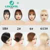 Bangs de cheveux humains raides avec 3 clips 100% réels réelles Remy Natural Hair franges et franges Clip dans les extensions de cheveux HEUR HEURS 20G 240415