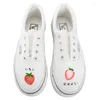 Casual Shoes Women's Hand Painted Sneakers Canvas Harajuku Ulzzang Pumps White Summer