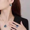 Nouveau ensemble de bijoux de luxe en or 18 carats en or