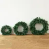 Fiori decorativi 25/35/45 cm Ghirlanda di Natale Green Grevia fai -da -te Base navidad portiere anteriori di Natale albero sospeso a sospensione ornamento decorazioni murali